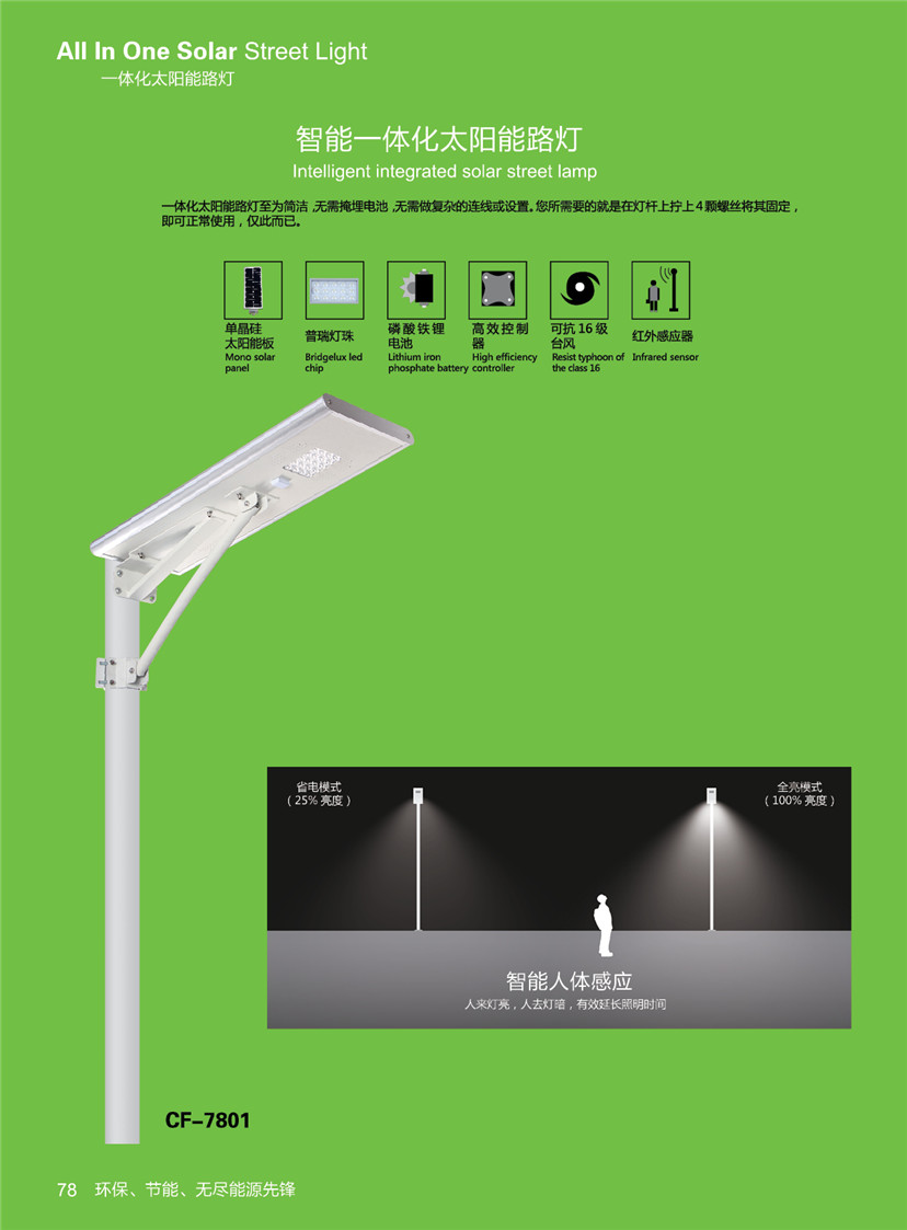 一体化太阳能路灯01